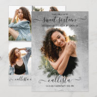 Colagem Fotográfica Silver Foil Halo Sweet 16