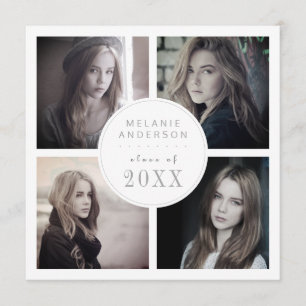 Convite Colagem nostálgica da foto do estilo de Instagram