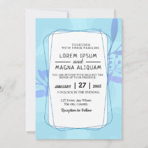 Convite Coleção de design de Noivado de casamento e