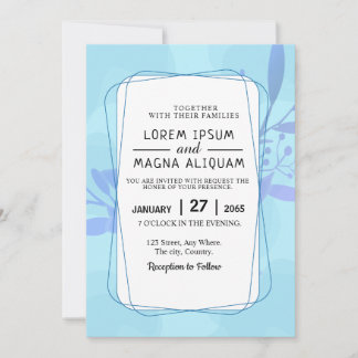 Convite Coleção de design de Noivado de casamento e 