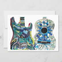 Coleção de Guitarras Mosaic Boho Chic