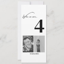 Coleção de Números de Mesa de Casamento – Elegante
