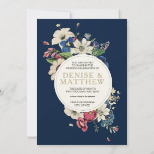 Convite Coleção Eterna de Azul Noturno Polar 