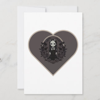 Convite coleção "família assustadora"