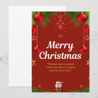Convite Coleção Vermelho Escuro — Design Feliz Natal