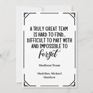 Convite Colega de Trabalho Personalizado Saindo da Equipe 