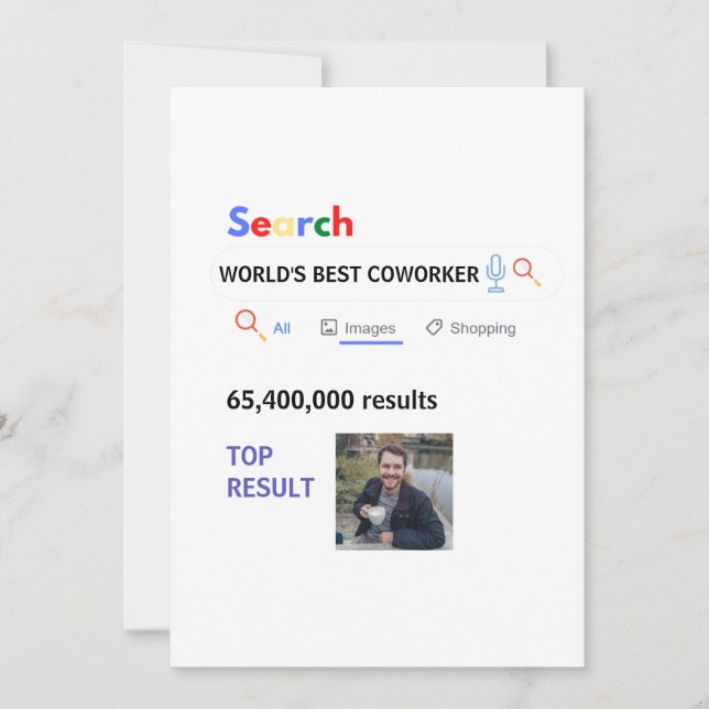 Convite Colega FOTO Presente Chefe Enfermeira Professor Mã (Frente)