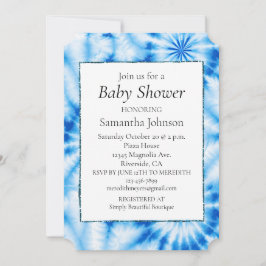 Convite Coletor de Coluna em Círculos Azuis