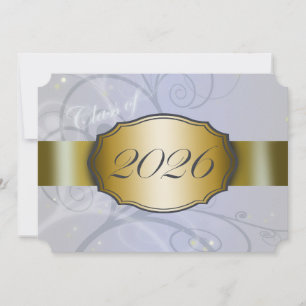 Convite Colheita Azul Céu e Graduação Ouro 2026