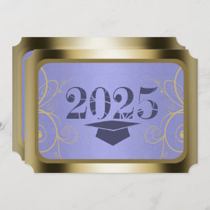 Convite Colheita Azul Céu/Festa de formatura de Quadro Dou