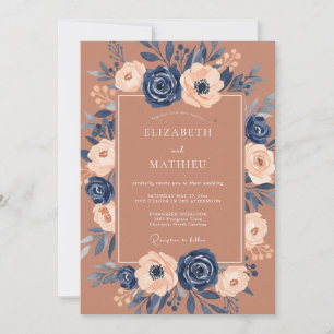 Convite Colheita de Casamento Sienna Majestosa