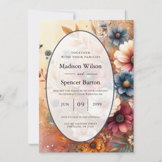 Convite Colheita de Petais e Pintados (Frente)