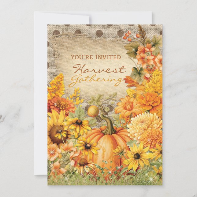 Convite Colheita Encontro (Frente)