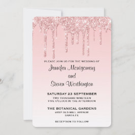 Convite Colírio Rosa De Casamento Moderno