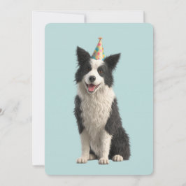 Convite Collie Birthday Party