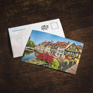 Convite Colmar France Watercolor