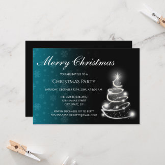 Convite Color Fade Christmas Invitation