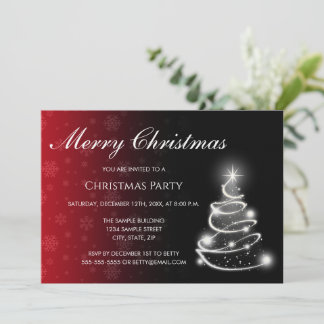 Convite Color Fade Christmas Invitation