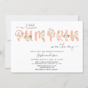 Convite Coloração de Pastel Um Pequeno Chá de fraldas D