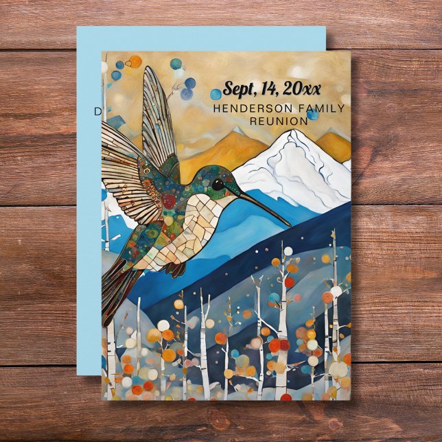 Convite Colorado Mountain Family Reunion Invitation (Criador carregado)