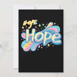 Convite Colorful Hope Graffiti - Y2K Sparkle Aesthetic