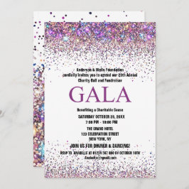 Convite Colorida Charity Ball Corporate Fundraking Party