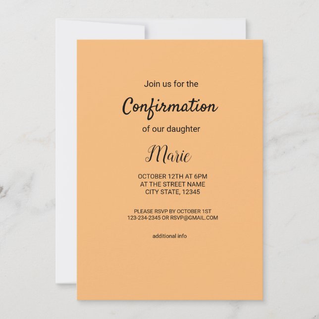 Convite Colorida d'água adicione seu nome ao texto editáve (Frente)