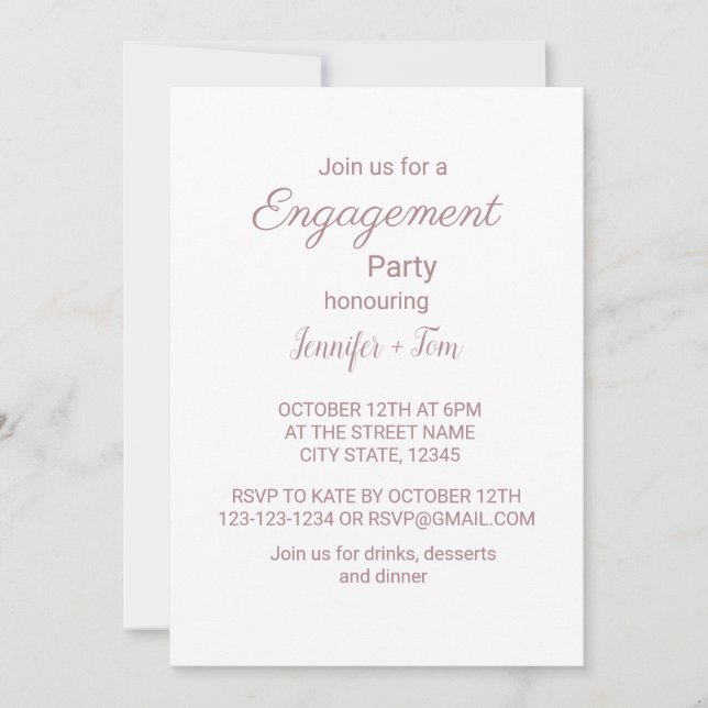 Convite Colorida d'água adicione seu nome ao texto editáve (Frente)