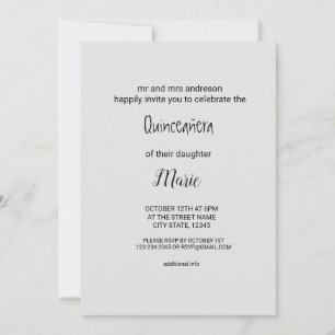 Convite Colorida d'água adicione seu nome ao texto editáve