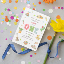 Colorida Mexicana Fiesta Primeiro Aniversário