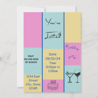 Convite Colorido