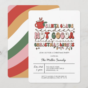 Convite Colorido e Divertido para Festa de Natal c