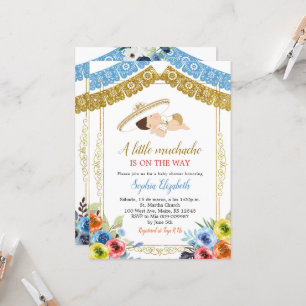 Convite Colorido e Dourado para Festa do Charro