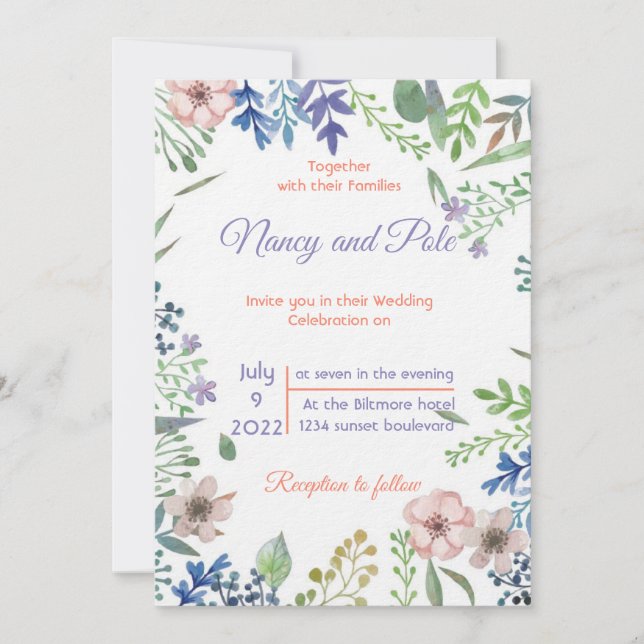 Convite Colorido Muito Especial (Frente)