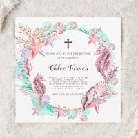 Colorido sob o batismo marinho