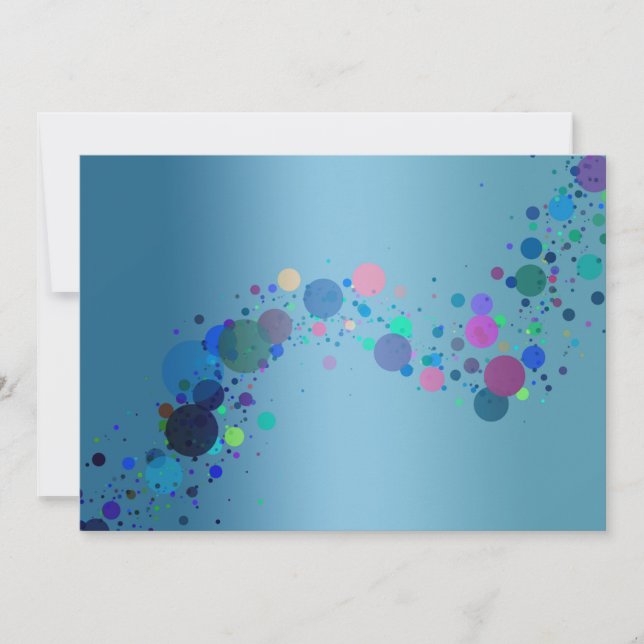 Convite Colorido Spots (Frente)