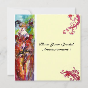 Convite COLUNA, Doce 16 Mascarada