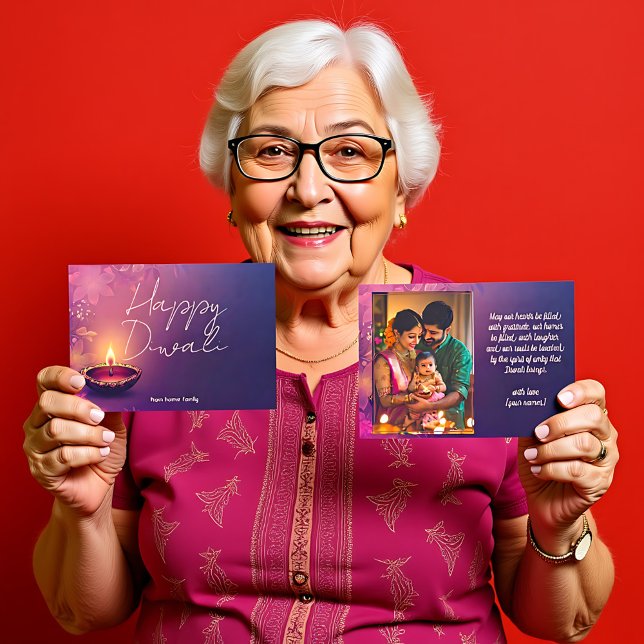 Convite Com a Fotografia e o texto personalizado Cartaz de (With Photo & custom text Twilight Keepsake card)