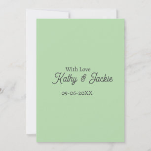 Convite Com amor adicionar nome do casal casamento simples