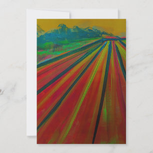 Convite com arte original de Alwin Ursola