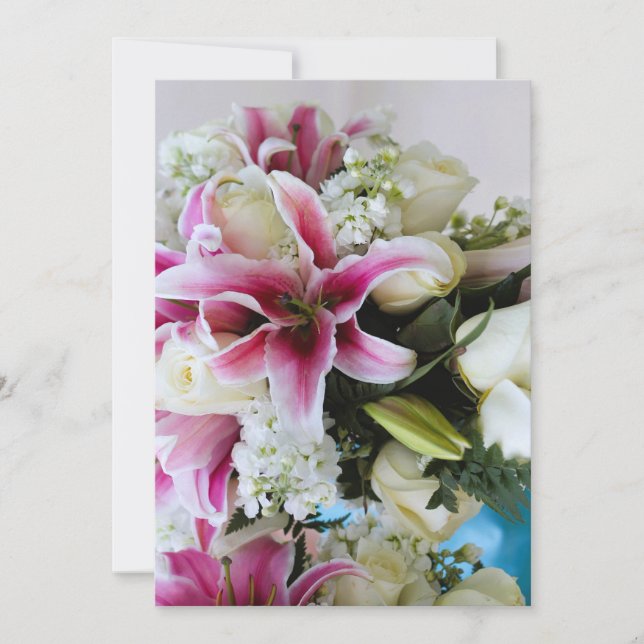 Convite com capa floral (Frente)