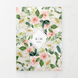 Convite Com Dobra Tripla Belo Casamento De Frame Multifuncional