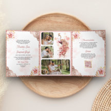 Casamento de Pavões Índios Florais Dourados, Rosa 