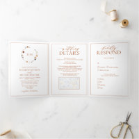 Casamento do Monograma de Paixão Floral Laranja Qu