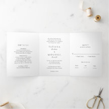 Casamento Elegante Branco e Negro Clássico