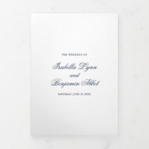 Casamento Formal Elegante Azul Marinho Tradicional