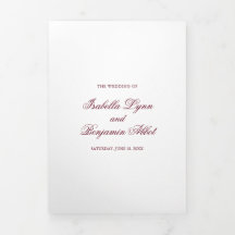 Casamento Tradicional Burgundy Formal Elegante