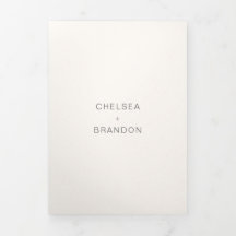 Chelsea Ivory Modern Wedding