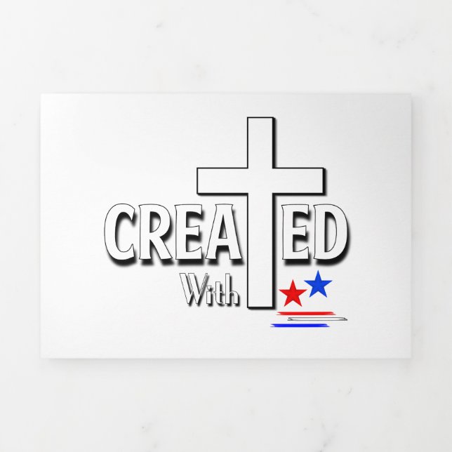 Convite Com Dobra Tripla Criado com os Estados Unidos Feliz 4 de julho (Cobrir)