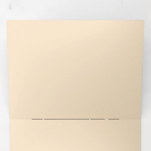 Convite Com Dobra Tripla Elegante, refinado, elegante e minimalista